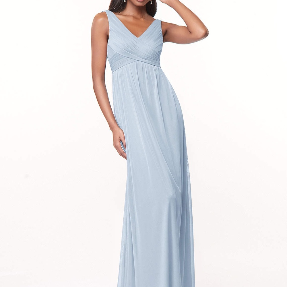 New Unaltered Azazie Oceana Bridesmaid Dress in Mist